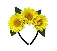 Saiyana Diadema de girasol para mujeres y adolescentes, accesorio para el cabello para fiestas y festivales de música (color 5)