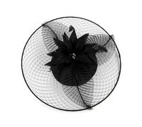 Saiyana Diadema de gran tamaño para noche, diadema de moda para mujer, para fiestas y (negro)