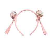 Saiyana Diadema de moño de moda para mujeres y niñas, tela suave, tamaño ajustable, gorro para el día a día (rosa)