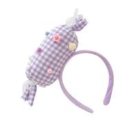 Saiyana Diademas con forma de caramelo, bonitos lazos, diademas para el pelo, creatividad divertida, gorro para niñas para cumpleaños infantiles (morado)