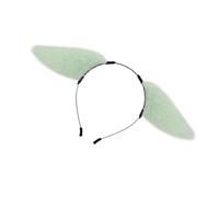 Saiyana Diademas en forma de oreja, hermoso tocado de fiesta, tocado de moda, diadema elástica para mujeres y niñas (verde)
