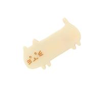 Saiyana Dibujos animados gatitos clip de pelo elegantes diseños lúdico juguetón, que para diferentes peinados prácticamente suave en el cabello(blanco leche)