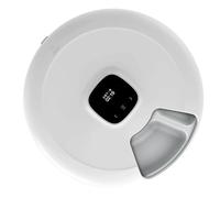 Saiyana Dispensador automático de alimentos en porciones para mascotas diseño ABS tiempo de alimentación planificado para gatos comida seca alimentar golosinas. Indispensable automático