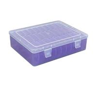 Saiyana Escritorio Portátil Con 30 Divisiones Transparente Caja De Plástico Estable Accesorios Para Clasificar Artículos