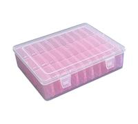 Saiyana Escritorio Portátil Con 30 Divisiones Transparente Caja De Plástico Estable Accesorios Para Clasificar Artículos