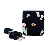 Saiyana Funda protectora de fieltro negro para 12 cámaras, funda protectora suave para 12 cámaras, funda protectora de repuesto para cámara pequeña, bolsa portátil para cámara de viaje, a