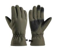 Saiyana Guante de camping a prueba de viento para clima frío. Guante cálido con dedos táctiles, forro térmico y mango antideslizante en la palma. Guantes térmicos aislados a prueba de viento