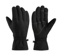 Saiyana Guante de camping a prueba de viento para clima frío. Guante cálido con dedos táctiles, forro térmico y mango antideslizante en la palma. Guantes térmicos aislados a prueba de viento