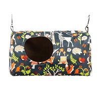 Saiyana Hamaca colgante para pájaros, cama para pájaros, casa cálida para invierno, nido de pájaros, casa cálida para pájaros, cama para loros