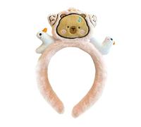 Saiyana Hermosas diademas de dibujos animados con patrón creativo, tocado suave y cómodo para mujeres y niños (rosa)