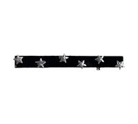 Saiyana Horquilla de estrella de cristal Y2K con clip lateral para el pelo, flequillo de estrella, pasadores para el pelo, pasadores de pico de pato, horquillas de estrella Y2k