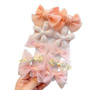 Saiyana Horquillas para el pelo para niñas pequeñas, 10 unidades, pinzas de resorte para el pelo, pasadores de pelo de flores, decoraciones para el pelo lindo para mascotas y niños