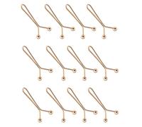 Saiyana Juego de 12 pinzas de seguridad para bufandas y pañuelos de mujer, joyas para bufandas y pañuelos (dorado)