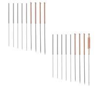 Saiyana Juego de limpieza de boquillas 0 2 25 3 35 4 5 6 8 1 mm broca agujas juego de herramientas de acero inoxidable