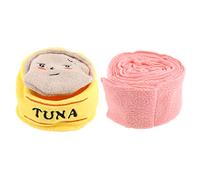 Saiyana Juguete de peluche para perros, tapete de olfateo de relleno, dispensador de golosinas enlatadas, juguetes interactivos para masticar, aliviar el estrés, mejorar la salud, dispensador de