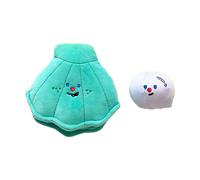 Saiyana Juguete dispensador de peluche para perros Snuffle para perros, carcasa de relleno interactiva, juguetes dispensadores de golosinas para perros