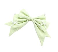 Saiyana Lindo pasador para el pelo con lazo para niñas femeninas, pinzas de pelo a la moda, pinzas para el pelo para coleta, lazos para el pelo femenino, talla (verde claro)