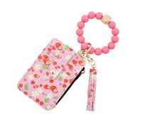 Saiyana Llavero para Mujer Pulseras Cartera Tarjetero Pulsera con Borlas Llaveros Monederos