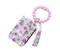 Saiyana Llavero para Mujer Pulseras Cartera Tarjetero Pulsera con Borlas Llaveros Monederos