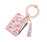 Saiyana Llavero para Mujer Pulseras Cartera Tarjetero Pulsera con Borlas Llaveros Monederos