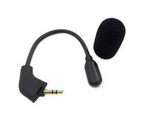 Saiyana Micrófono de juego de sensibilidad flexible 360 grados con cubierta de espuma, transmisión de datos precisa, accesorio de micrófono compacto flexible de 360 grados