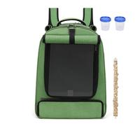 Saiyana Mochila Transportadora De Pájaros Ventilada para Cacatúas Periquitos Destacando La Red Ventilada Ventana Transparente Y Tobogán Defendido Paquete De Jaula para Pájaros Apto para Viajes