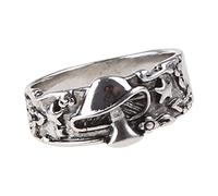 Saiyana Moda Seta Estrellas Patrón Anillos Decoración Joyería Vintage Mystic Regalo Para Mujeres Niñas Adolescentes Tamaño 7-12