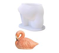 Saiyana Molde de silicona para velas de pájaro para hacer jabón para velas Makellon para chocolate madre fondant decoración cemento arcilla moldes de silicona