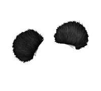 Saiyana Pasador de pelo japonés de anime para fiesta de Halloween, disfraz de sirvienta, accesorios, horquilla, música, festival (negro)