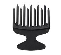 Saiyana Peine de plástico para desenredar peluca, cepillo de pelo trenzado para cabeza, tenedor, peluquería, modelado, púas de pelo afro de dientes anchos