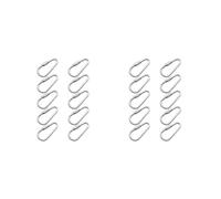 Saiyana Pet Supplies, 10 ganchos de juguete para pájaros, acero inoxidable, piezas de juguetes para loros, conector antioxidante para colgar nido de frutas