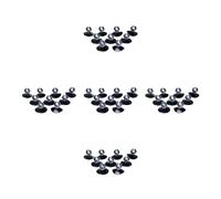 Saiyana Pet Supplies, 10 ventosas de acuario de 3 cm de diámetro, ventosa de plástico transparente con clips para peces, soporte de tubo de manguera