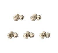 Saiyana Pet Supplies, 3 piezas de juguetes para pájaros, bolas naturales Sola, juguete suave para masticar, para loro, loro, periquito, pinza, guacamayo, 6 cm