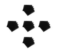 Saiyana Pet Supplies, 5 piezas de filtro de acuario de carbón activado almohadilla de esponja de repuesto de espuma para adaptarse a 5.1 x 5.1 x 0.4 pulgadas