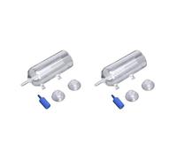Saiyana Pet Supplies - Vaso de vidrio para acuario, 4,6 cm de diámetro, con piedra de aire y ventosas, oxígeno disuelto alto para peces para tanque