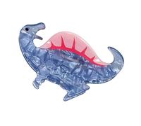 Saiyana Pinza de pelo de dinosaurio de dibujos animados, horquilla única, divertidos postizos de acrílico, decoración para el cabello a la moda (pequeño dinosaurio azul)
