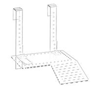 Saiyana Plataforma de secado para mascotas pequeñas, reptiles, tortugas, escaladas, decoración acrílica, decoración de hábitat, plataforma para peceras, soporte para tortugas, plataforma transparente