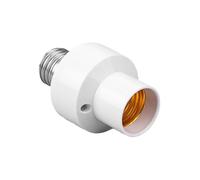 Saiyana Sensores de movimiento LED Soporte para lámpara de repuesto Adaptador de portalámparas E27 Casquillo de rosca Portalámparas Sin cableado Necesario Portalámparas LED