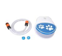 Saiyana Sin Energía Dispensador De Agua para Mascotas Mecanismo Pedal Resistente Tela Resistente Perros Gatos Expediciones Aire Libre PVC Duradero ABS Boquilla Agua Perros