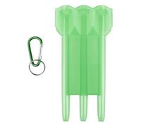 Saiyana Soporte de almacenamiento para dardos, estuche de plástico, para dardos, caja de dardos, caja de dardos, soporte para latas, verde