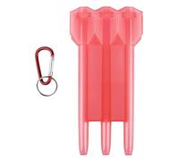 Saiyana Soporte de almacenamiento para dardos, estuche de plástico, para dardos, caja de dardos, caja de dardos, soporte para latas, rojo
