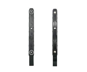 Saiyana Soporte de plástico para chasis, rieles de montaje de disco duro con conector de ordenador SSD izquierdo y derecho 2 unidades