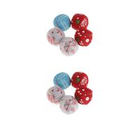 Saiyana Suministros para mascotas, 5 bolas de hierba gatera para gatos, juguetes masticables, golosinas de menta para gatos, juguete masticable para mascotas, limpieza de dientes de gato, coche dental