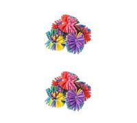 Saiyana Suministros para mascotas, 5 piezas divertidas para gatos, juguetes coloridos de flores de EVA seguros para gatos, juguetes interactivos para mascotas