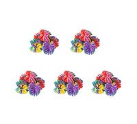 Saiyana Suministros para mascotas, 5 piezas divertidas para gatos, juguetes coloridos de flores de EVA seguros para gatos, juguetes interactivos para mascotas