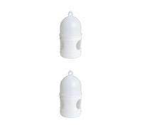 Saiyana Suministros para mascotas, bebedero de plástico para palomas, alimentador de agua portátil, contenedor de agua automático duradero para palomas, capacidad de 1 litro
