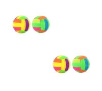 Saiyana Suministros para mascotas, bolas para perros con pinchos, bola masticable brillante para mascotas, bola molar chirriante, juguetes interactivos para mascotas para gatos y perros persiguiendo