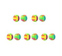 Saiyana Suministros para mascotas, bolas para perros con pinchos, bola masticable brillante para mascotas, bola molar chirriante, juguetes interactivos para mascotas para gatos y perros persiguiendo
