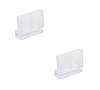 Saiyana Suministros para mascotas, clip acrílico para acuario, para tanque, cubierta de vidrio, soporte transparente para pared de 6 mm de grosor, fácil de instalar