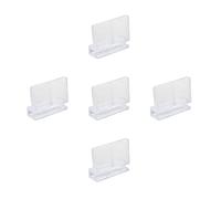 Saiyana Suministros para mascotas, clip acrílico para acuario, para tanque, cubierta de vidrio, soporte transparente para pared de 6 mm de grosor, fácil de instalar